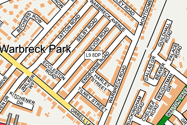 L9 8DP map - OS OpenMap – Local (Ordnance Survey) L9 8DP map - OS OpenMap – Local (Ordnance Survey)