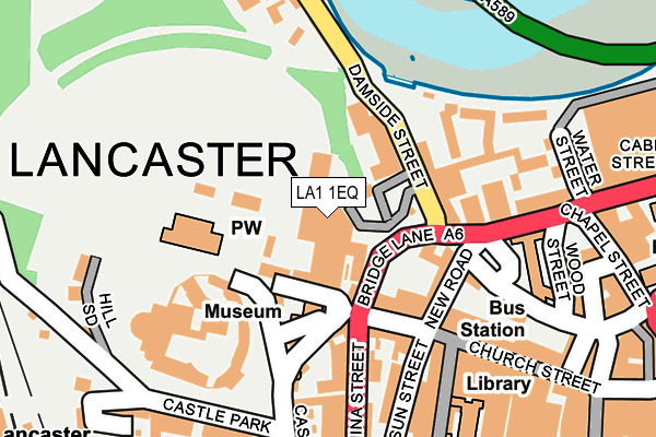 LA1 1EQ map - OS OpenMap – Local (Ordnance Survey) LA1 1EQ map - OS OpenMap – Local (Ordnance Survey)