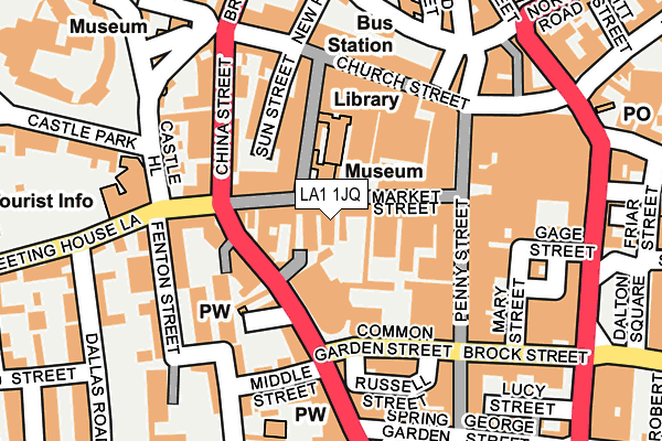 LA1 1JQ map - OS OpenMap – Local (Ordnance Survey) LA1 1JQ map - OS OpenMap – Local (Ordnance Survey)