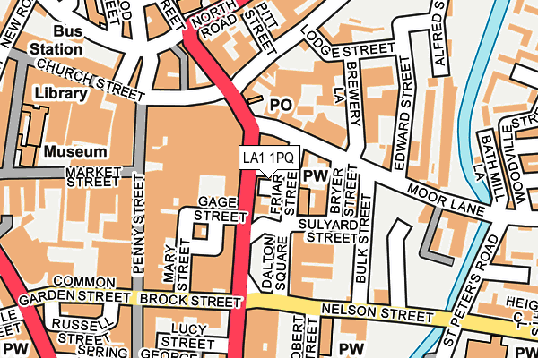 LA1 1PQ map - OS OpenMap – Local (Ordnance Survey) LA1 1PQ map - OS OpenMap – Local (Ordnance Survey)