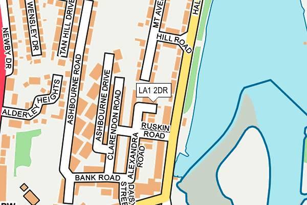 LA1 2DR map - OS OpenMap – Local (Ordnance Survey) LA1 2DR map - OS OpenMap – Local (Ordnance Survey)