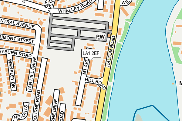 LA1 2EF map - OS OpenMap – Local (Ordnance Survey) LA1 2EF map - OS OpenMap – Local (Ordnance Survey)