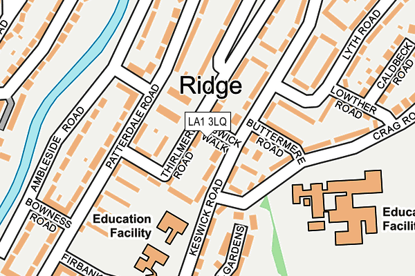 LA1 3LQ map - OS OpenMap – Local (Ordnance Survey) LA1 3LQ map - OS OpenMap – Local (Ordnance Survey)