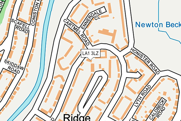 LA1 3LZ map - OS OpenMap – Local (Ordnance Survey) LA1 3LZ map - OS OpenMap – Local (Ordnance Survey)