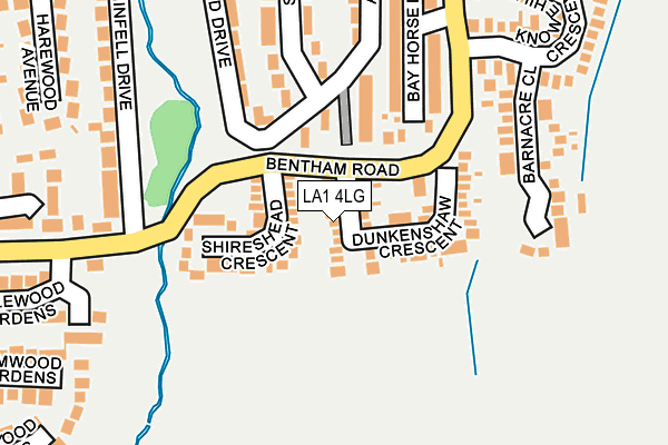 LA1 4LG map - OS OpenMap – Local (Ordnance Survey) LA1 4LG map - OS OpenMap – Local (Ordnance Survey)