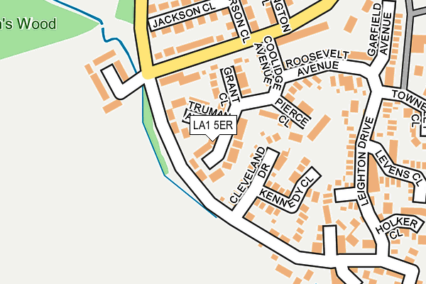 LA1 5ER map - OS OpenMap – Local (Ordnance Survey) LA1 5ER map - OS OpenMap – Local (Ordnance Survey)