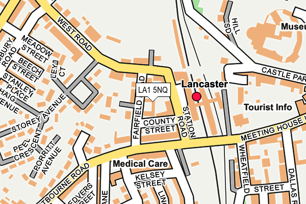 LA1 5NQ map - OS OpenMap – Local (Ordnance Survey)