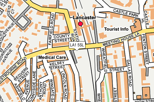 LA1 5SL map - OS OpenMap – Local (Ordnance Survey) LA1 5SL map - OS OpenMap – Local (Ordnance Survey)