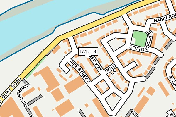 LA1 5TS map - OS OpenMap – Local (Ordnance Survey) LA1 5TS map - OS OpenMap – Local (Ordnance Survey)
