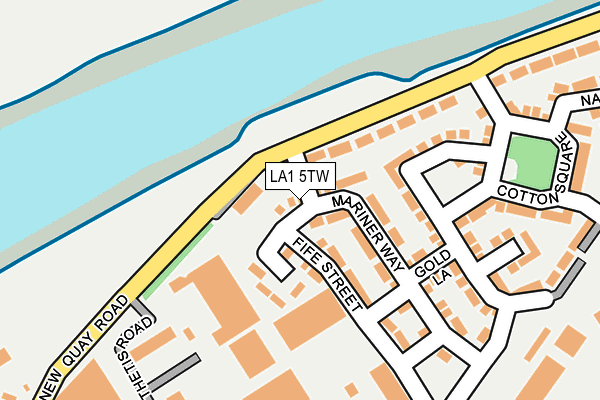 LA1 5TW map - OS OpenMap – Local (Ordnance Survey) LA1 5TW map - OS OpenMap – Local (Ordnance Survey)