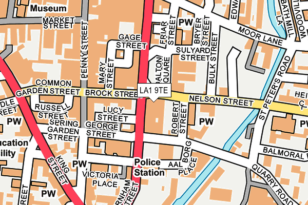 LA1 9TE map - OS OpenMap – Local (Ordnance Survey) LA1 9TE map - OS OpenMap – Local (Ordnance Survey)