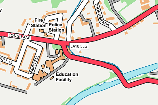 LA10 5LG map - OS OpenMap – Local (Ordnance Survey) LA10 5LG map - OS OpenMap – Local (Ordnance Survey)