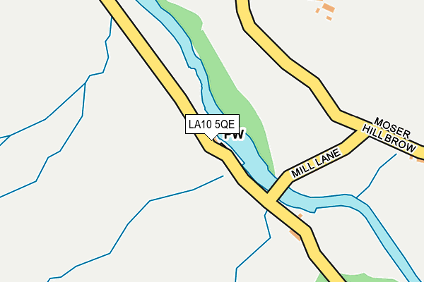 LA10 5QE map - OS OpenMap – Local (Ordnance Survey) LA10 5QE map - OS OpenMap – Local (Ordnance Survey)