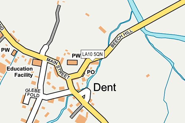 LA10 5QN map - OS OpenMap – Local (Ordnance Survey)