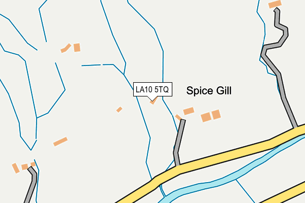 LA10 5TQ map - OS OpenMap – Local (Ordnance Survey)
