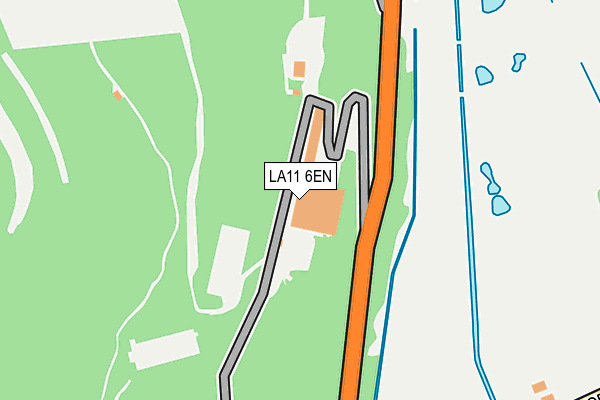 LA11 6EN map - OS OpenMap – Local (Ordnance Survey) LA11 6EN map - OS OpenMap – Local (Ordnance Survey)