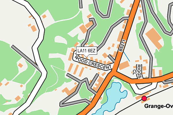 LA11 6EZ map - OS OpenMap – Local (Ordnance Survey) LA11 6EZ map - OS OpenMap – Local (Ordnance Survey)