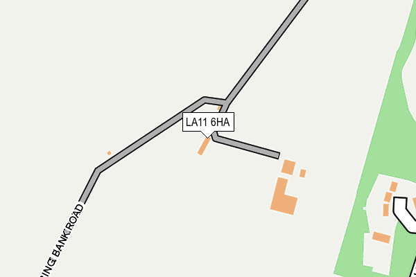 LA11 6HA map - OS OpenMap – Local (Ordnance Survey)