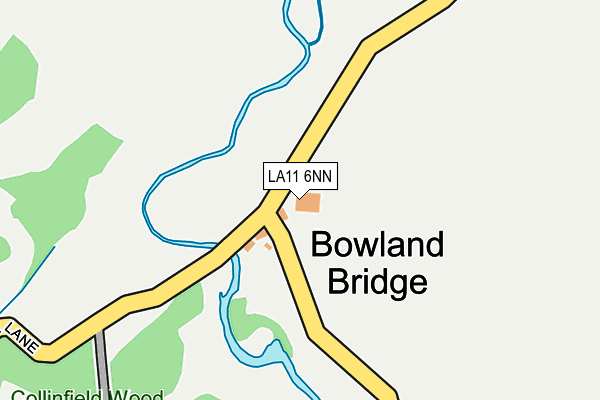 LA11 6NN map - OS OpenMap – Local (Ordnance Survey) LA11 6NN map - OS OpenMap – Local (Ordnance Survey)