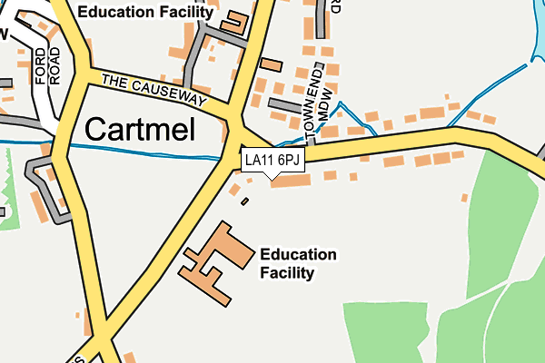 LA11 6PJ map - OS OpenMap – Local (Ordnance Survey) LA11 6PJ map - OS OpenMap – Local (Ordnance Survey)