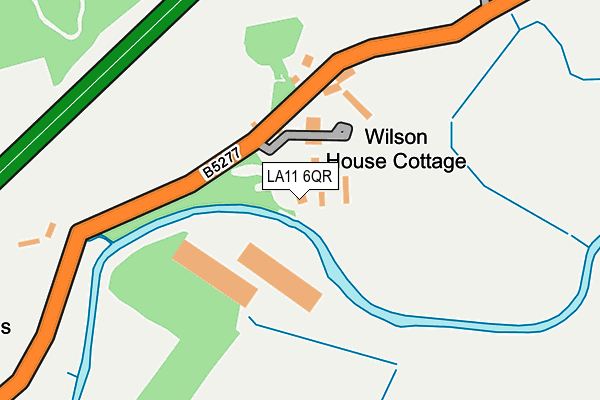 LA11 6QR map - OS OpenMap – Local (Ordnance Survey) LA11 6QR map - OS OpenMap – Local (Ordnance Survey)