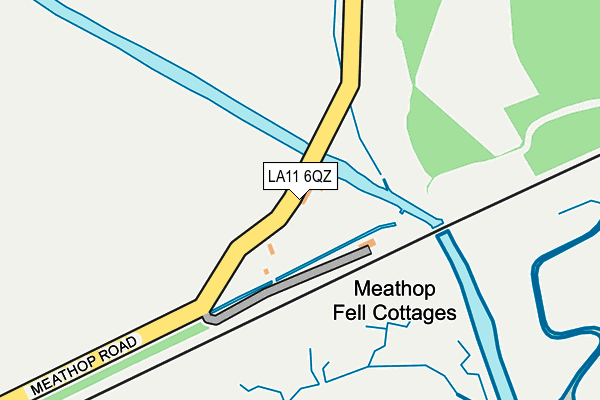 LA11 6QZ map - OS OpenMap – Local (Ordnance Survey) LA11 6QZ map - OS OpenMap – Local (Ordnance Survey)