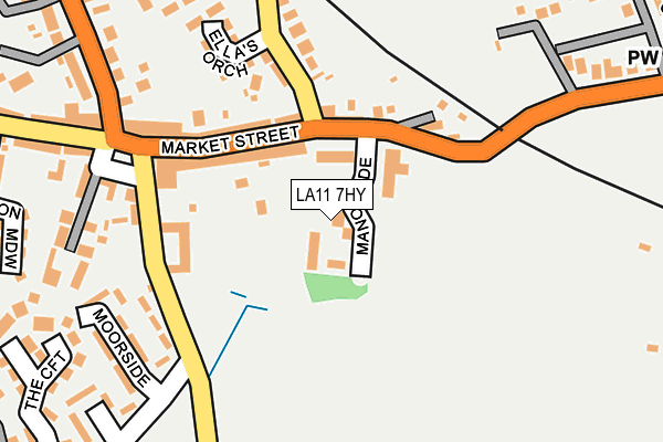 LA11 7HY map - OS OpenMap – Local (Ordnance Survey) LA11 7HY map - OS OpenMap – Local (Ordnance Survey)