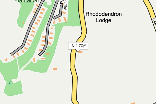 LA11 7QY map - OS OpenMap – Local (Ordnance Survey) LA11 7QY map - OS OpenMap – Local (Ordnance Survey)
