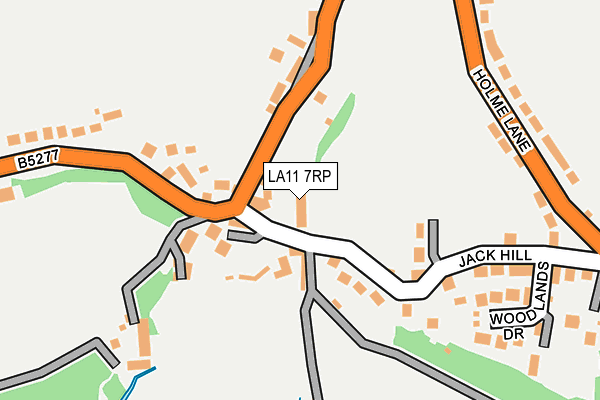 LA11 7RP map - OS OpenMap – Local (Ordnance Survey) LA11 7RP map - OS OpenMap – Local (Ordnance Survey)