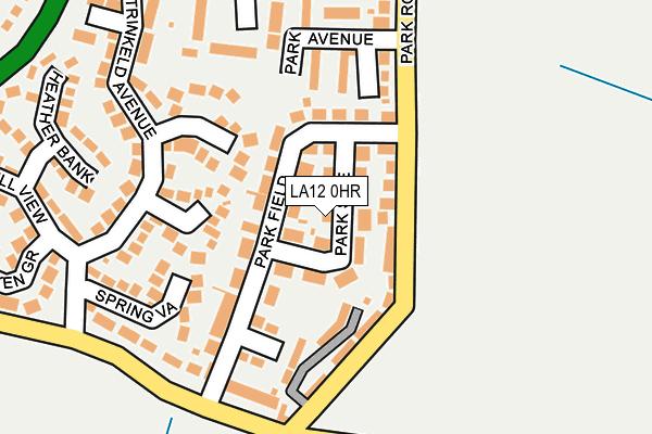 LA12 0HR map - OS OpenMap – Local (Ordnance Survey) LA12 0HR map - OS OpenMap – Local (Ordnance Survey)