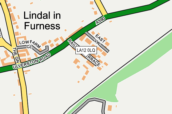 LA12 0LQ map - OS OpenMap – Local (Ordnance Survey) LA12 0LQ map - OS OpenMap – Local (Ordnance Survey)