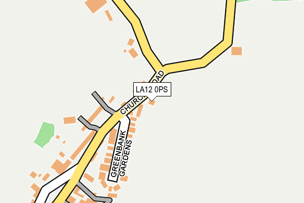LA12 0PS map - OS OpenMap – Local (Ordnance Survey) LA12 0PS map - OS OpenMap – Local (Ordnance Survey)
