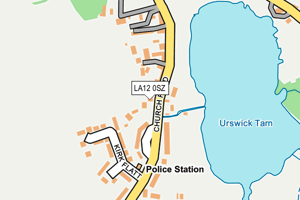 LA12 0SZ map - OS OpenMap – Local (Ordnance Survey) LA12 0SZ map - OS OpenMap – Local (Ordnance Survey)
