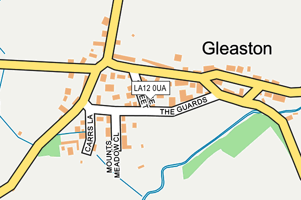 LA12 0UA map - OS OpenMap – Local (Ordnance Survey) LA12 0UA map - OS OpenMap – Local (Ordnance Survey)