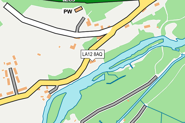 LA12 8AQ map - OS OpenMap – Local (Ordnance Survey) LA12 8AQ map - OS OpenMap – Local (Ordnance Survey)