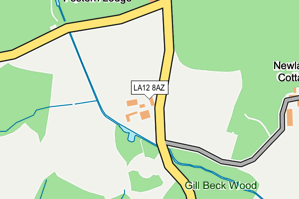 LA12 8AZ map - OS OpenMap – Local (Ordnance Survey) LA12 8AZ map - OS OpenMap – Local (Ordnance Survey)