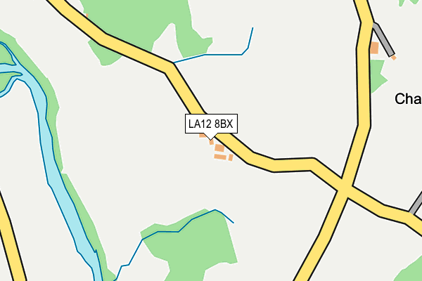 LA12 8BX map - OS OpenMap – Local (Ordnance Survey) LA12 8BX map - OS OpenMap – Local (Ordnance Survey)