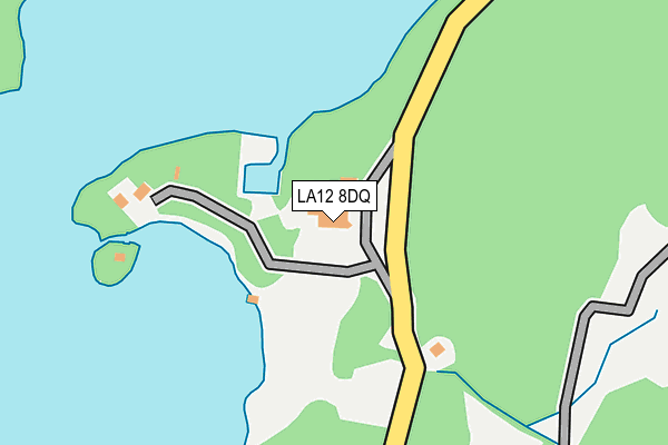 LA12 8DQ map - OS OpenMap – Local (Ordnance Survey) LA12 8DQ map - OS OpenMap – Local (Ordnance Survey)