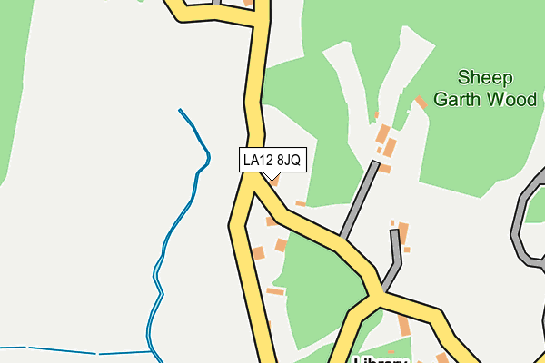 LA12 8JQ map - OS OpenMap – Local (Ordnance Survey) LA12 8JQ map - OS OpenMap – Local (Ordnance Survey)
