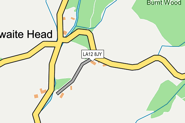 LA12 8JY map - OS OpenMap – Local (Ordnance Survey) LA12 8JY map - OS OpenMap – Local (Ordnance Survey)