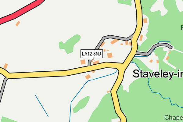 LA12 8NJ map - OS OpenMap – Local (Ordnance Survey) LA12 8NJ map - OS OpenMap – Local (Ordnance Survey)