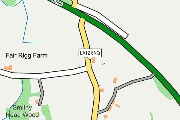 LA12 8NQ map - OS OpenMap – Local (Ordnance Survey) LA12 8NQ map - OS OpenMap – Local (Ordnance Survey)