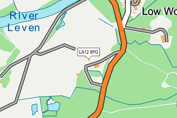 LA12 8PG map - OS OpenMap – Local (Ordnance Survey) LA12 8PG map - OS OpenMap – Local (Ordnance Survey)