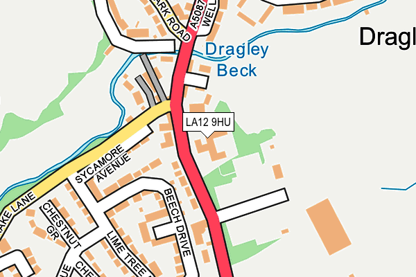 LA12 9HU map - OS OpenMap – Local (Ordnance Survey) LA12 9HU map - OS OpenMap – Local (Ordnance Survey)