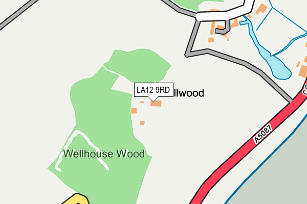 LA12 9RD map - OS OpenMap – Local (Ordnance Survey) LA12 9RD map - OS OpenMap – Local (Ordnance Survey)