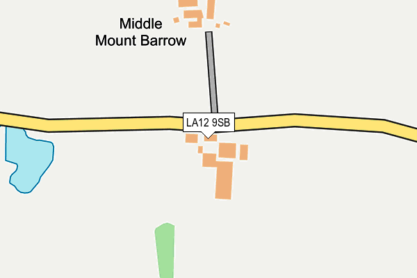 LA12 9SB map - OS OpenMap – Local (Ordnance Survey) LA12 9SB map - OS OpenMap – Local (Ordnance Survey)