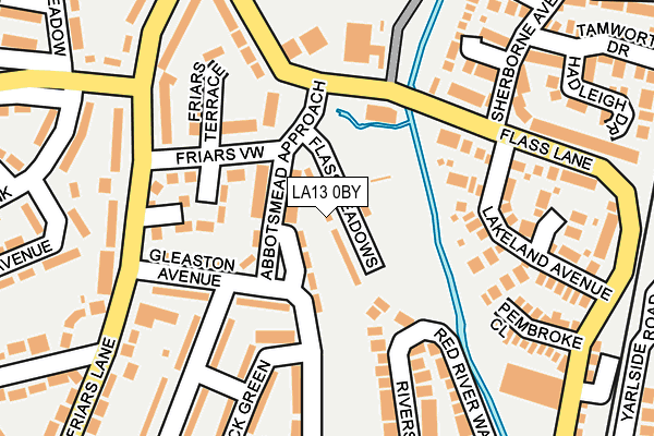 LA13 0BY map - OS OpenMap – Local (Ordnance Survey) LA13 0BY map - OS OpenMap – Local (Ordnance Survey)