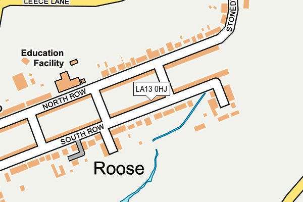 LA13 0HJ map - OS OpenMap – Local (Ordnance Survey) LA13 0HJ map - OS OpenMap – Local (Ordnance Survey)