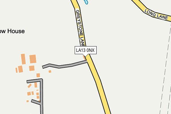 LA13 0NX map - OS OpenMap – Local (Ordnance Survey) LA13 0NX map - OS OpenMap – Local (Ordnance Survey)