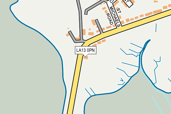 LA13 0PN map - OS OpenMap – Local (Ordnance Survey) LA13 0PN map - OS OpenMap – Local (Ordnance Survey)